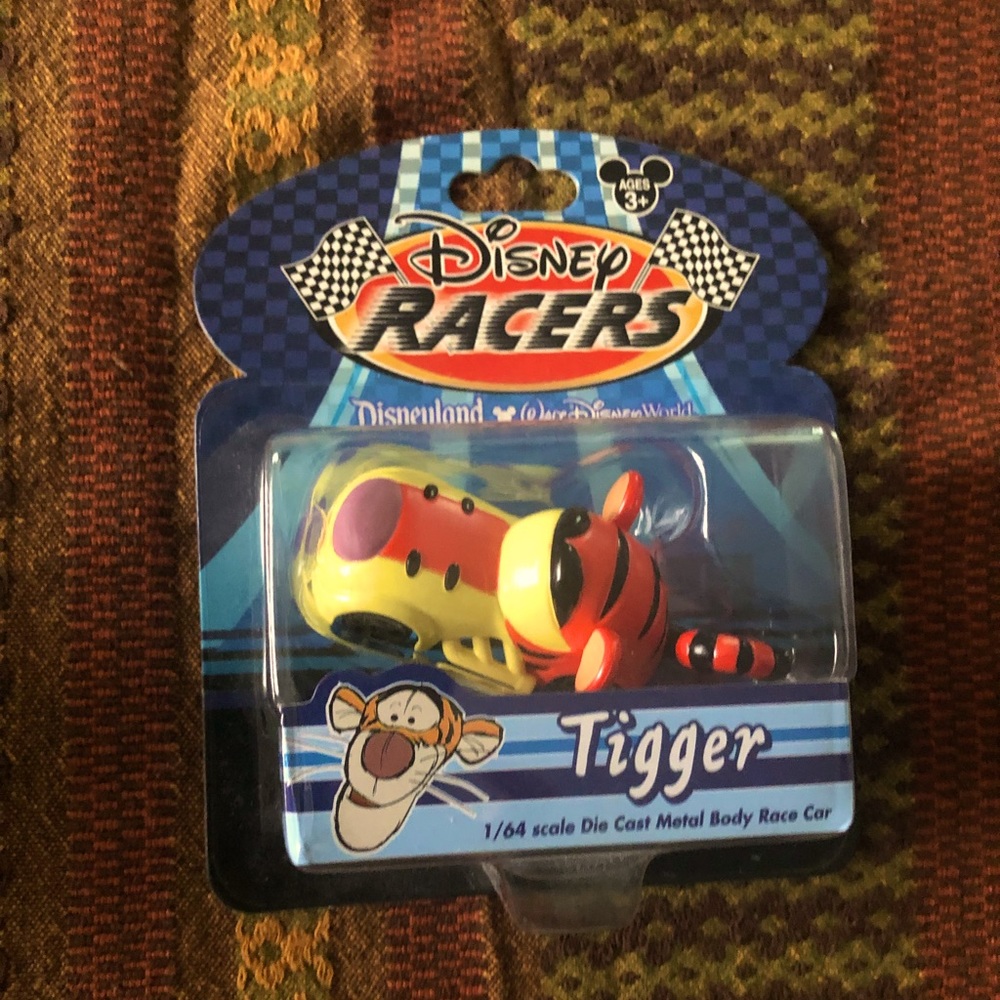 Vintage Disney Racers Tigger Die Cast Car